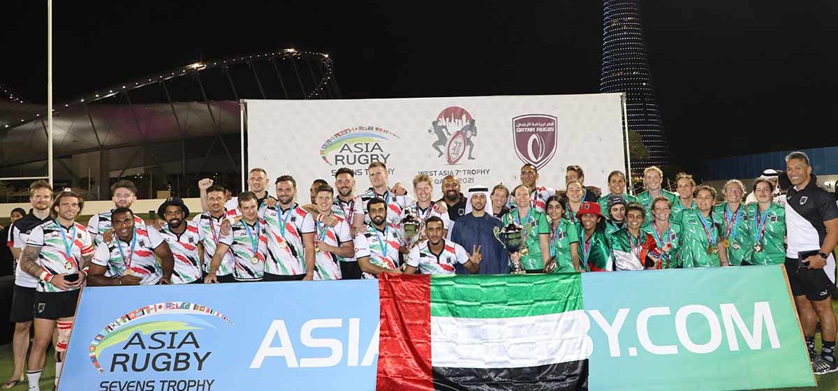 West Asia 7s Trophy winner UAE men and women