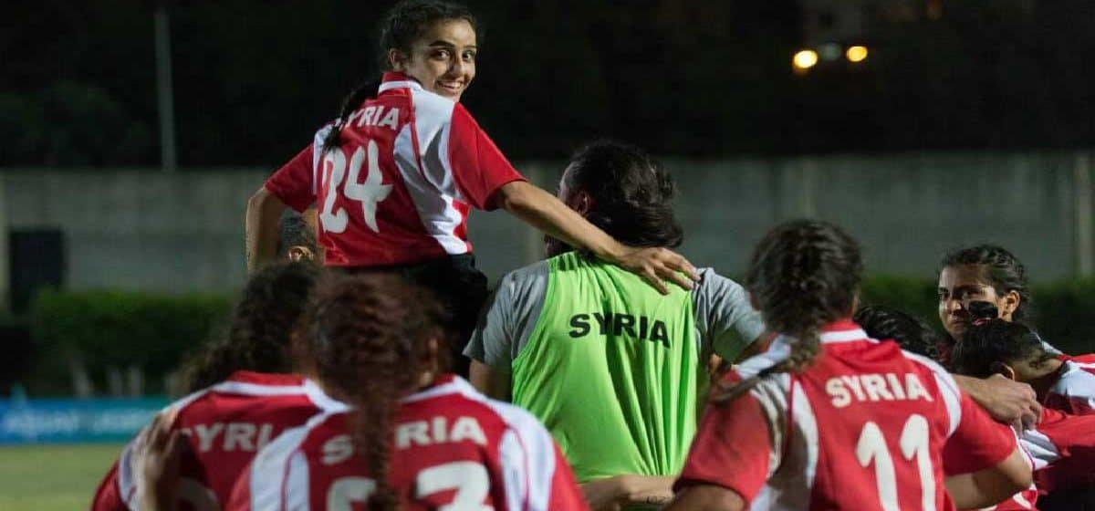 Syrian women In rugby