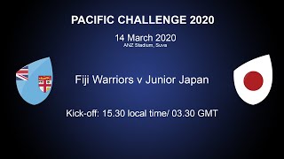 Live Junior Japan v Fiji Warriors Pacific Challenge Final